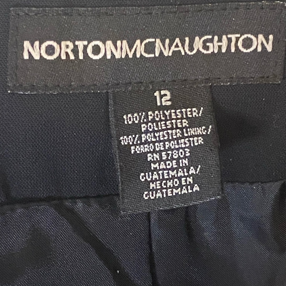 Norton Mcnaighton Women's Size 12 Black Blazer Jacket - Picture 2 of 3